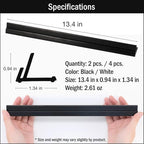 Lightweight Non-Slip Card Holder Stand – Set of 2, 13.4 Inches – Made in Japan for Card Games and TCG, Anti-Skid Base (2 Pack-Black)