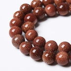 90pcs 4mm Natural Gold Sandstone Beads Gemstone Round Loose Beads for Jewelry Making DIY Bracelet Necklace 15“ (Gold Sandstone, 4mm)