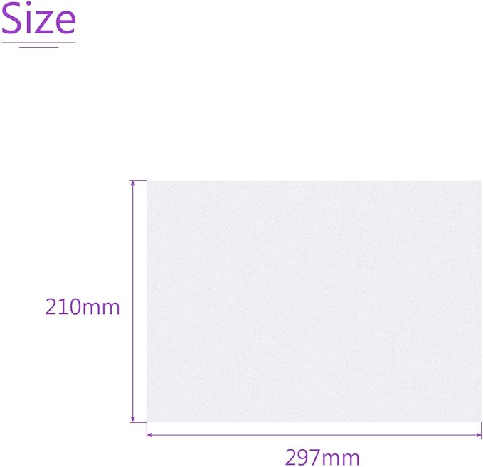DMiotech 10Pcs Correction Gel Light Filter Overlay Transparent Plastic PVC Sheets Matte Translucent for Photo，Film,Video