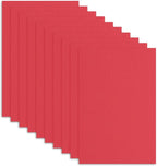 uxcell 10 Pcs Red EVA A4 Foam Sheets Crafts, 12 x 8 Inch Foam Paper for DIY Crafts Project Classroom Scrapbook Art Cards Home Office Decoration (2mm Thick)