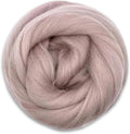 Revolution Fibers Dyed Corriedale Wool | 8.2 Ounces of Premium Combed Wool Top | 26 Micron, 100% Pure Corriedale Wool Roving, Ethically Sourced (Mink Brown)