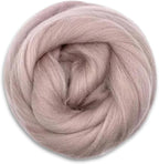 Revolution Fibers Dyed Corriedale Wool | 8.2 Ounces of Premium Combed Wool Top | 26 Micron, 100% Pure Corriedale Wool Roving, Ethically Sourced (Mink Brown)