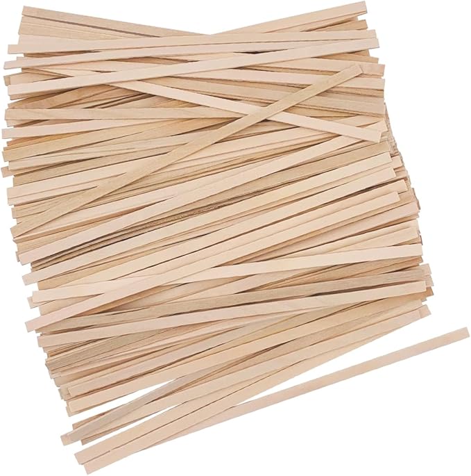Wooden Coffee Stirrers, 1000 Disposable 5.5" Stir Sticks, for Coffee & Cocktails, Swizzle Drink Sticks, Coffee Bar Accessories