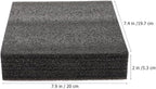 VILLCASE 3pcs Felting Board Foam High Dense, Needle Felting Pad, Work Black Rectangle Felt Mat Sewing Wool Tool for DIY Hand Craft Poking Knitting Projects 7x7 inches