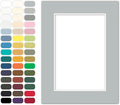 Poster Master Silver Matboard – 4-Ply Acid-Free Picture Mat Board with 45° Beveled Cut, Made in USA, Custom Cut to Any Size, 1/16" Thickness for Framing & Displays