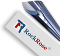 Rockrose Professional Window Tint for Home – One Way Privacy Window Film for Home Offices Heat Blocker Reflective Adhesive Mirror Tint with 99% UV Block – Blue-Silver 24 in x 25FT