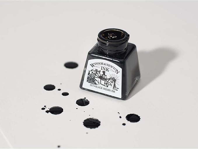 Winsor & Newton Drawing Ink, 14ml Bottle, Nut Brown