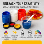 Imperial Yellow Epoxy Resin Pigment Paste XL (191g / 6.7oz) – High Concentration Opaque Epoxy Dye & Coloring Paste for Resin Art, Jewelry Making, Tumblers – Mica Powder Alternative