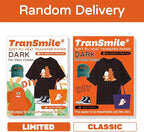 TranSmile PU-Heat Transfer Paper for Inkjet Printer (40 Sheets, 8.5x11", Dark) Iron on Transfers for Dark Fabric, Printable Heat Transfer Vinyl for T Shirts, Vibrant & Washable