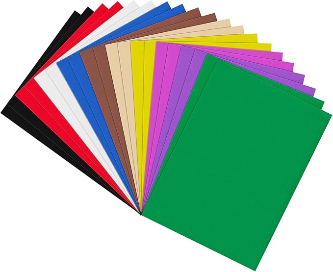 20 PCS EVA Foam Sheets DIY Handcraft Materials 1mm Thick 15.7 x 11.8 Inches Brown EVA Foam Papers for Arts and Crafts