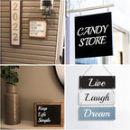 3 Inch Alphabet Letter Stencils for Painting - 70 Pack Letter and Number Stencil Templates with Signs for Painting on Wood, Reusable Cursive Letters Stencils for Chalkboard Wood Signs & Wall Art