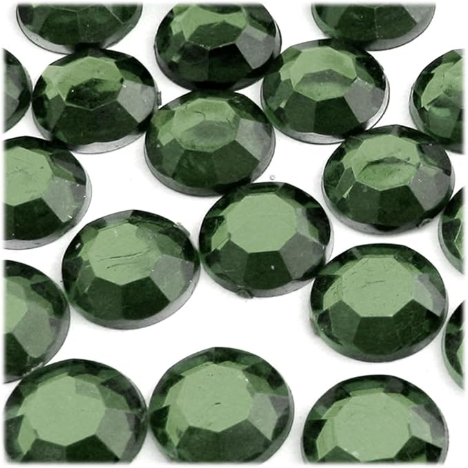 The Crafts Outlet 72pc Rhinestones Round 20mm - Flatback Fucshia