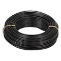 Fashewelry 114 Feet 10 Gauge Aluminum Wire Black Bendable Metal Craft Wire for Beading Jewelry Craft Making (2.5mm)