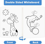 Dry Erase Lapboards, HERKKA 8 Pack Double Sided Small Dry Erase Whiteboards 9 x 12.5 Inch with 8 Erasers, Small Dry Erase Boards for Classroom Teacher Supplies, Personal White Boards for Students