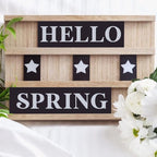 Wooden Letter Stencils - 6 Inch Alphabet & Number Stencils for Painting on Wood, Wall, Door, Porch