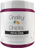 Chalky Chicks All-in-One Chalk Paint for Furniture or Cabinet - 4 Fl Oz - Matte Finish Logan Berry (Plum) for Metal, Wood Furniture Paint - No Sanding All-in-One for Home Decor & Crafts, USA Made
