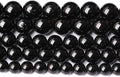 46pcs 8mm AAAA Natural Black Tourmaline Gemstone Beads Round Loose Beads for Jewelry Making DIY Bracelet Necklace