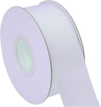 ITIsparkle 11/2" Inch Grosgrain Ribbon 25 Yards-Roll Set for Gift Wrapping Cake Decoration Party Favor Hair Braids Hair Bow Baby Shower Decoration Floral Arrangement Craft Supplies, White Ribbon
