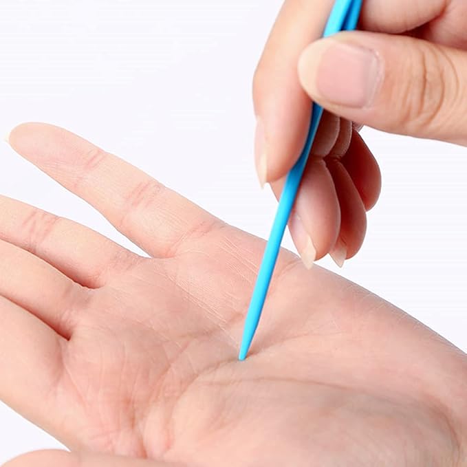 300 Piece Plastic Sewing Needle Set - Big Eye Safety Yarn & Crafting Needles - 3.54" Long - Ideal for Kids' Crochet, Darning & Handmade Projects - Random Color