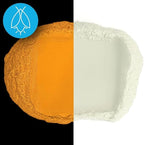 Glow in The Dark Pigment Powder - Neutral and Fluorescent Color for Art Painting, Fine Art, Nail Art Paint, and DIY Crafts - Long Lasting 10+ Color Options - Neutral Orange - (8 Ounce)