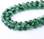 48PCS 8MM Aquatic Agate Stone Beads Energy Healing Beads for DIY Jewelry Bracelet Necklace Making for Jewelry Making 15Inch