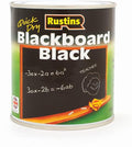Rustins Blackboard Black Paint 500ml
