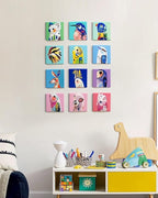 Mini Canvas Boards 48 Pack, 4x4 Inch Painting Canvas Panels, 100% Cotton Pre-Primed for Acrylics Oil Watercolor Tempera Paints