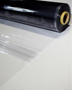 Metro Screenworks Fire Retardant Clear Vinyl Roll (Partial) - Clear Marine Vinyl 20 Gauge Sheet - 54-in x 40 Yards - Double Polished Heavy Duty Plastic Sheeting - Windows, Boats, Greenhouse, & More