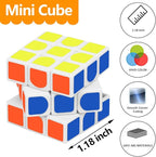 Mini Cube 20 Pack Magic Cube, Puzzle Party Favors for Kids Party Puzzle Game Toys Classroom Rewards & School Prize for Students, Stress Relief Toys Goody Bag Filler Birthday Easter Gift