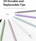 Metapen Pencil A8 for Apple iPad 2018-2025, (2X Faster Charge), Tilt Sensitivity, Pixel Precision, Stylus Pen for iPad 11/10/9/8/7/6th Gen, Pro 12.9/11/13-inch M4, Air 3/4/5/M2/M3, Mini 5/6th, Purple
