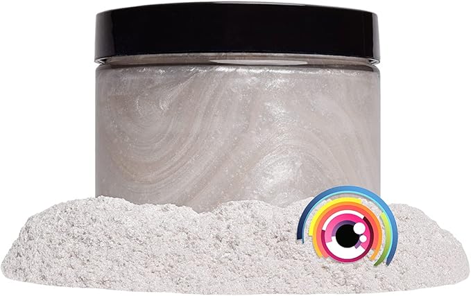 Eye Candy Pigments Premium White Mica Powder - Hakushika White (50gr) - for Epoxy, Resin, Soap, Paint, Woodworking, Acrylic Pouring, Bath Bombs, Fishing Lures - DIY Arts and Crafts Additive