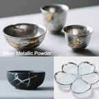 Renfio Metallic Pigment Powder,Silver Mica Powder for Resin,50ml Silver Resin Color Pigment for Kintsugi,Polymer Clay,Crafts,Slime,Candle,Nail,Paint,Fabric,Festival,Decoration