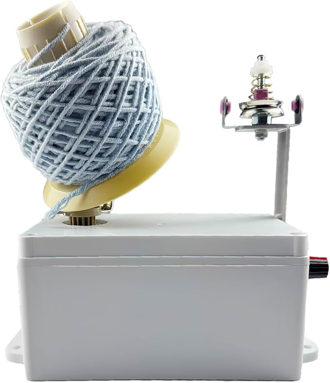 Yarn Winder,Yarn Ball Winder,Yarn Winder for Crocheting,Electric Yarn Winder,Automatic Yarn Winder,Adjustable Speed Yarn Spinner, Easy to use, Saves time and Protects Hand Joints