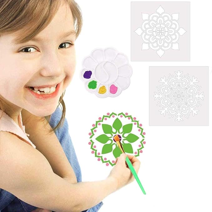 15 Pack 6 Mil Clear Mylar Stencil Sheets, 12" x 24" Blank Stencils, Reusable Template Material, Make Your Own Stencil Compatible Vinyl Cutting Machine