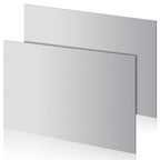 2 Pcs 16 Gauge Sheet Metal, 12" x 8" Cold Rolled Steel Plate Weldable Steel Sheet for Professional, Industrial, DIY Use