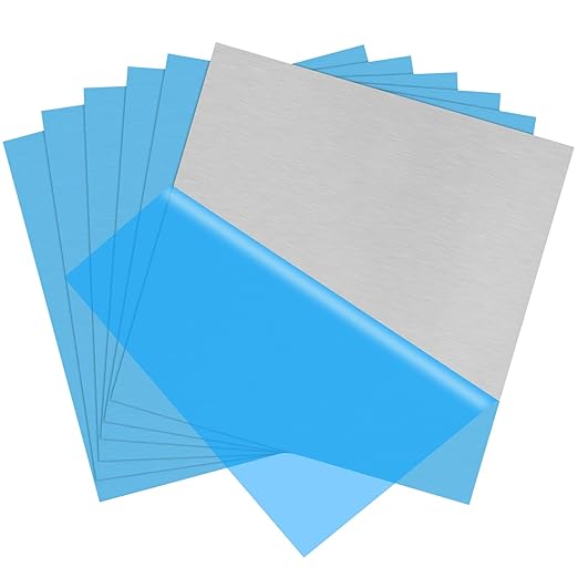 Welding Kit - 6Pack 6061 T651 Aluminum Sheet Metal 3" X 3" X 1/8 Inch Flat Plain 3mm Aluminum Plate Weld Practice kit for MIG, TIG, Stick, Arc, Gas, Brazing, Welding Practice Kit for Beginners