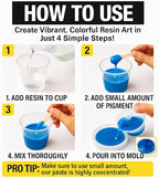 Mint Whisper Green Epoxy Resin Pigment Paste XL (191g / 6.7oz) – High Concentration Opaque Epoxy Dye & Coloring Paste for Resin Art, Jewelry Making, Tumblers, River Tables – Mica Powder Alternative