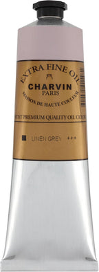 Charvin Extra Fine Oil Paint, Linen Grey 150 ml - Triple-Milled, Rich Texture, Poppy Oil-Based, Light-Fast, Handmade, Archival Quality