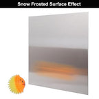 304 Stainless Steel Sheets Metal 12" x 12" x 1/64" (0.02") Inch 304 Stainless Steel Plates 0.50MM Stainless Steel Shim Plates Metal Sheets for Crafting, DIY, Kitchen Stovetop, Snow Frosted Surface
