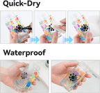 TRANSON 2 Black Permanent Paint Markers for Fabric Rock Craft Diy Painting Medium Tip Oil Based Waterproof