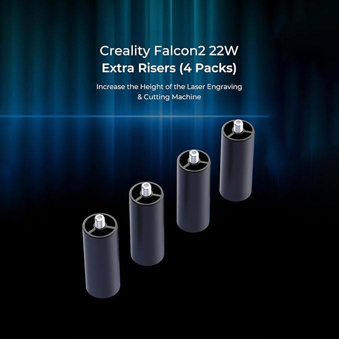 Creality 22W Laser Engraver 4-in-1 Rotary Roller Kit for Glass Tumbler Ring, 120W Power Laser Cutter and Engraver Machine, CNC Laser Engraving Machine Laser Engraver for Wood and Metal etc, 17" x 16"