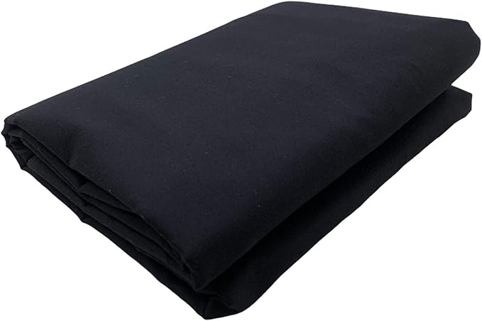 AK TRADING CO. Muslin Fabric/Textile - Draping Fabric - Black 10 Yards Medium Weight - 100% Cotton (60in. Wide)