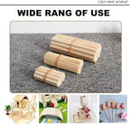 HOPELF 10PCS Bamboo Dowel Rods - 3/8 x 12 Inch - Wooden Sticks for Crafts, DIY Projects