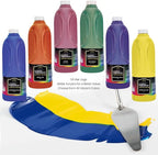 Creative Inspirations Acrylic Paint - Middle Grey - 1.8 Liter - Smooth & Creamy Consistency, Vibrant Pigmentation, Great Coverage for Artists - Clean Up with Soap & Water