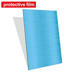 4PCS 8"x10"x1/32 Stainless Steel Metal Plates for Magnetic Mount Board Wall,Tickness 0.8mm 430 Stainless Steel Shim Stock Plates for Crafting, Kitchen, Office