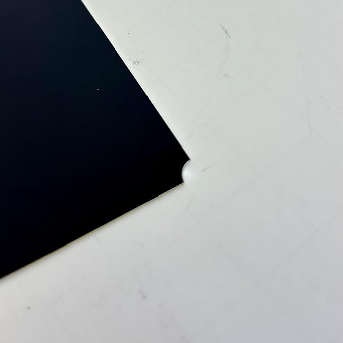 Blank Metal Plates for Laser Engraving - 4 Pack | Aluminum Sheets 0.020" Thick | CO2, Diode, Fiber Laser Compatible | Multiple Sizes & Colors (Black (engraves silver), .75x2 inch)