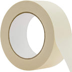 No-Residue 2 Inch 60 Yard Masking Tape 1 Pk. Easy-Tear Pro-Grade Removable Painters Tape Great for Home, Office or Commercial Contractor. Clean Drip-Free Painting with Wide Crepe Paper Rolls.