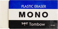 Tombow 57332 Mono Eraser, White, Jumbo, 1 Pack. Cleanly Removes Marks Without Damaging Paper
