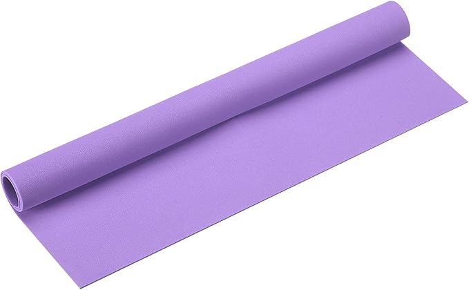 MECCANIXITY Foam Sheets Crafts 35x19 Inch 1mm EVA Craft Foam Paper Foam Sheets for Crafts Projects DIY Cosplay Modeling, Light Purple