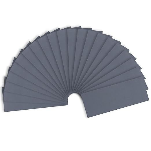 Sandpaper 3000 Grit, Wet Dry Sanding Sheets 9x3.6 inch for Wood Furniture Finishing, Metal Sanding and Automotive Polishing,21 -Sheet